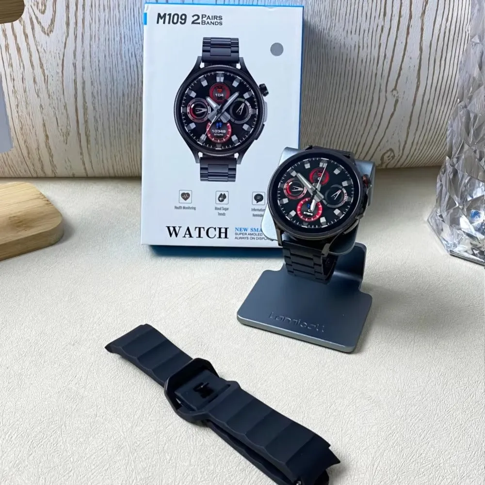 Smart Watch M109 1.52 Inch Round Smart Band Waterproof FITPRO BT Call Fitness Sleep Heart Rate Monitoring