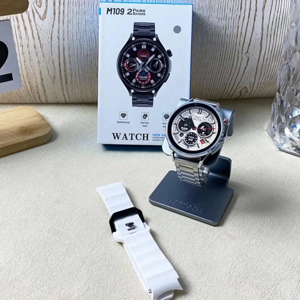 Smart Watch M109 1.52 Inch Round Smart Band Waterproof FITPRO BT Call Fitness Sleep Heart Rate Monitoring