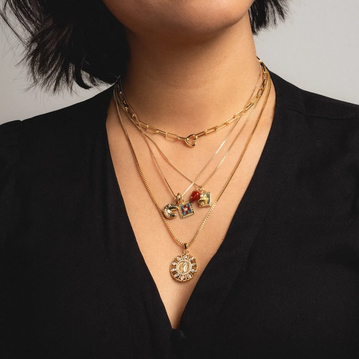 Solid Gold Classic Curb Chain Necklace