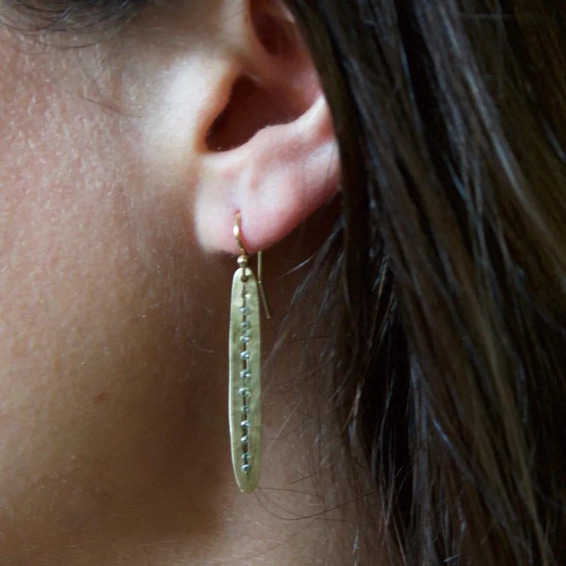 SPEAR BRONZE EARRINGS