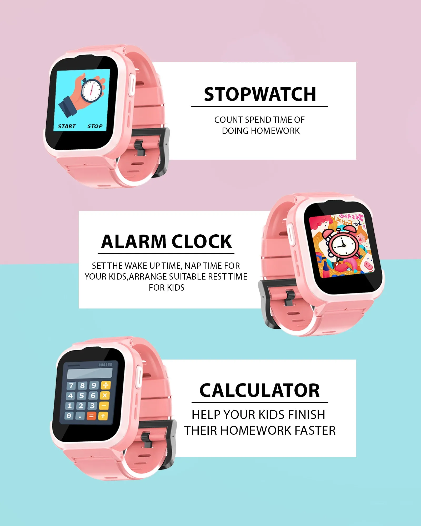 Spiky 4G Cyclops 4g Video & Voice Call, Dewatering Waterproof Kids Smartwatch with Printed strap