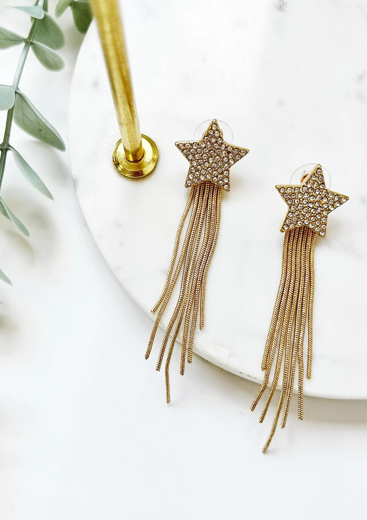Star Struck Tassel Earring