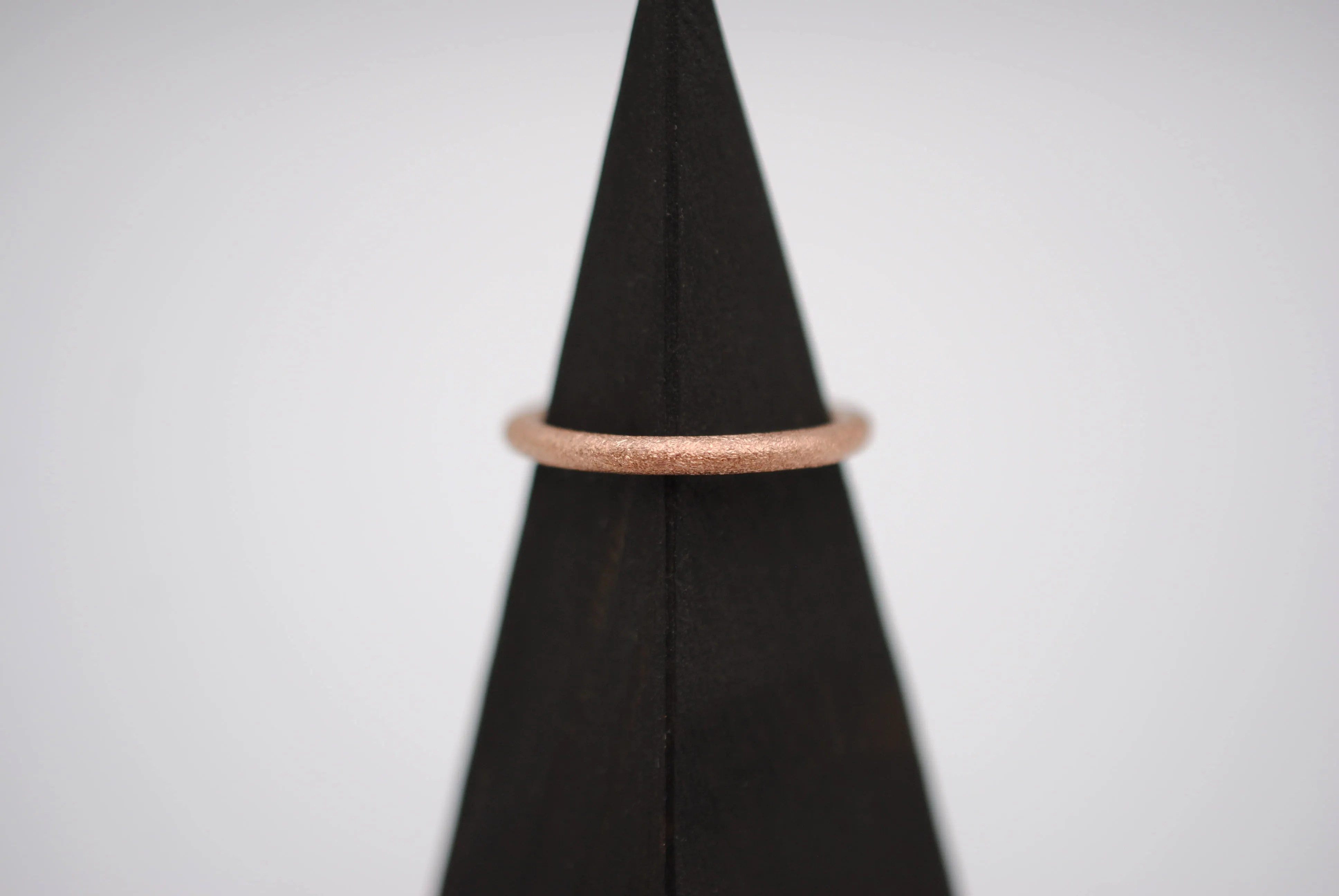 Stardust Rose Gold Stacker Ring
