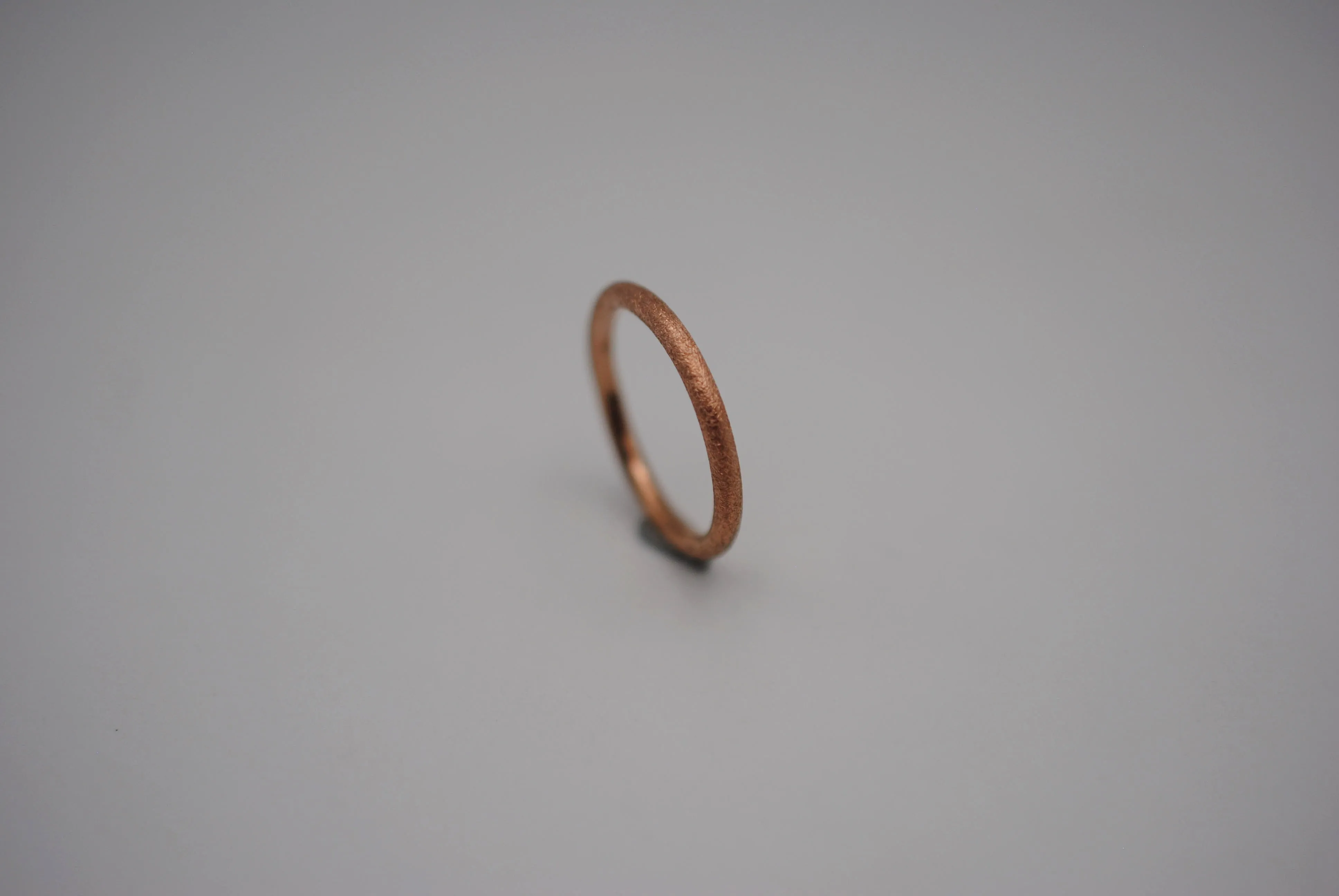Stardust Rose Gold Stacker Ring