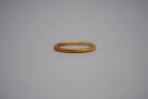 Stardust Yellow Gold Stacker Ring