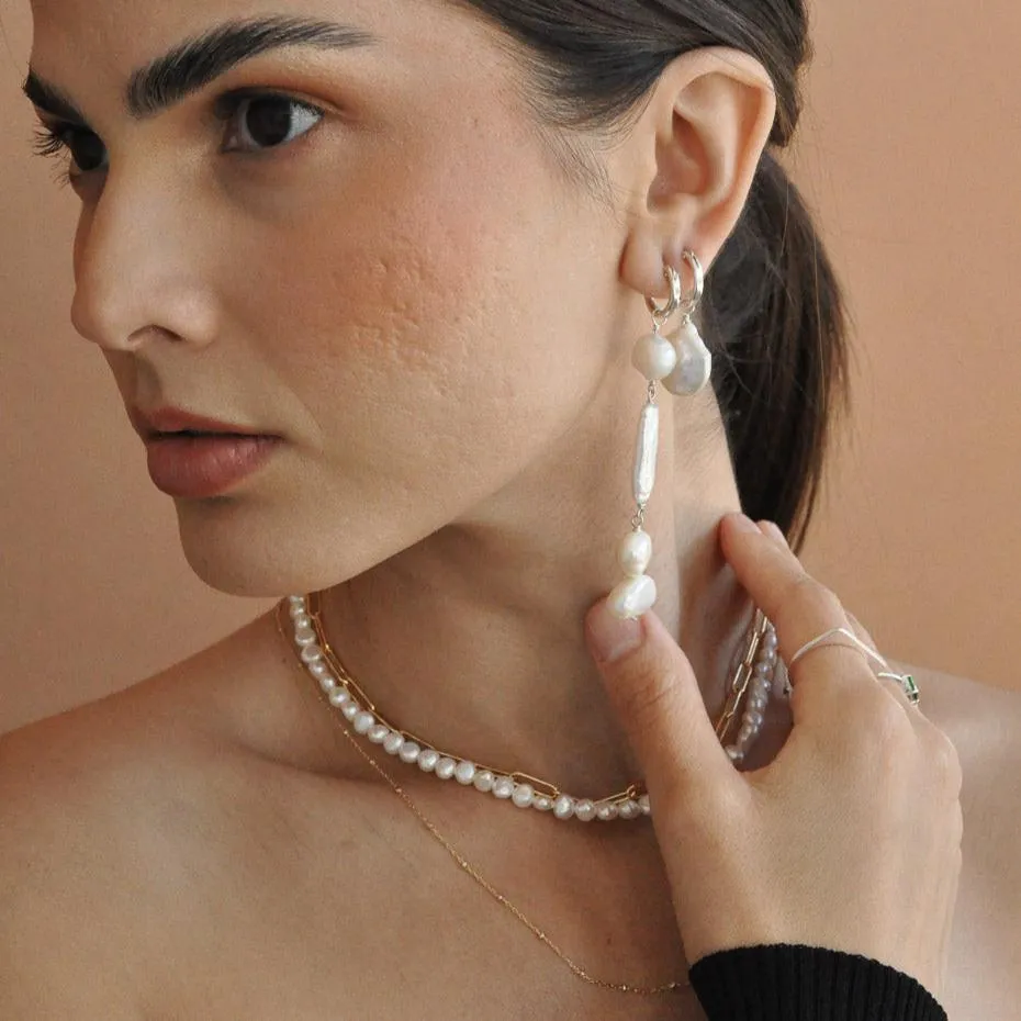 Statement Drop & Dangle Pearl Earrings
