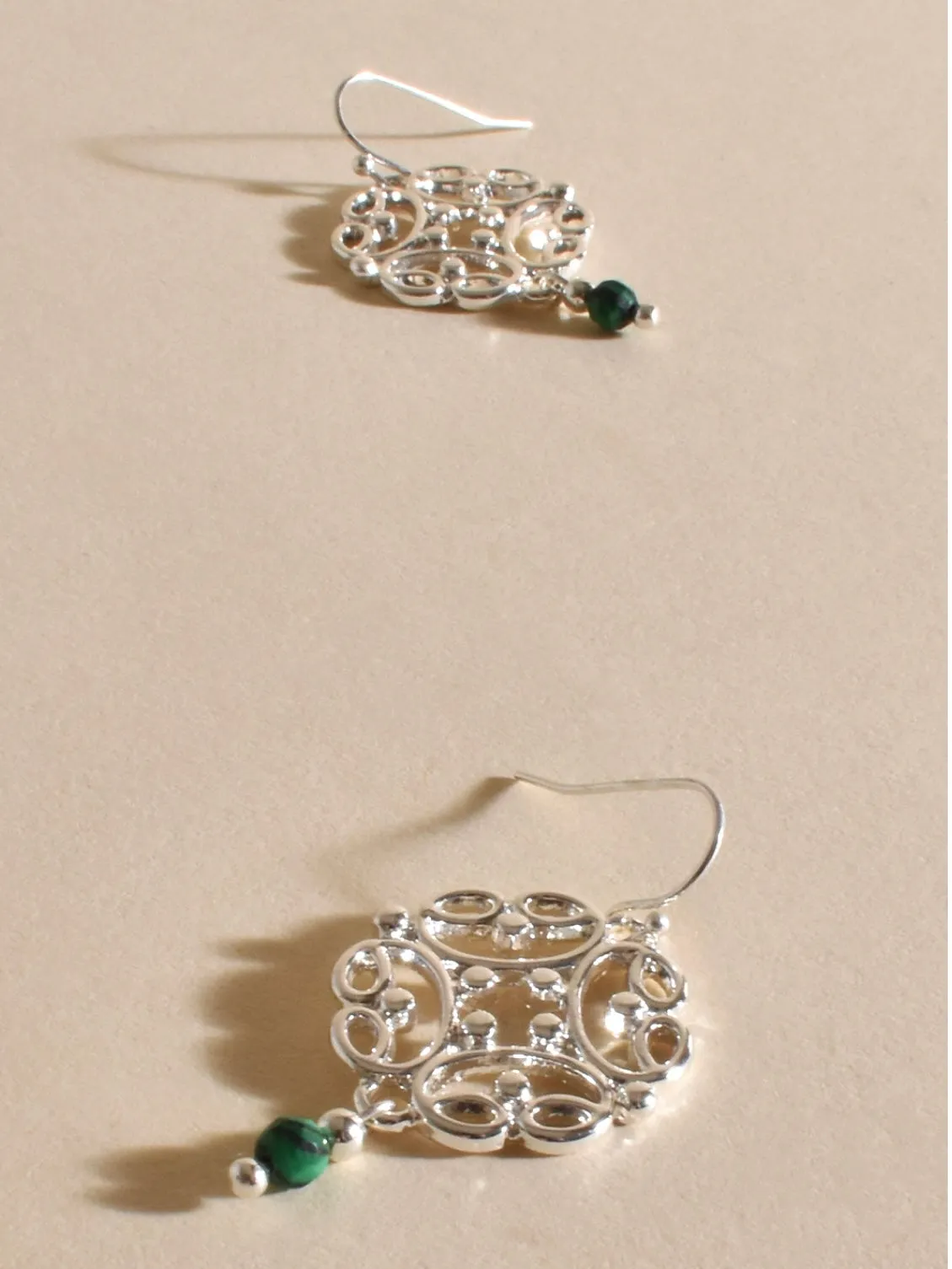Statement Earrings : Silver