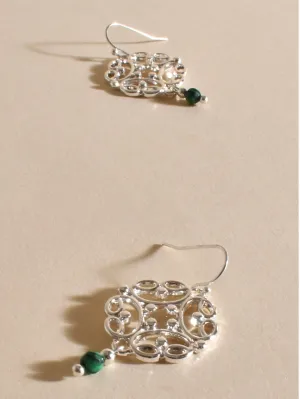 Statement Earrings : Silver