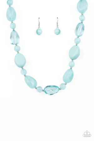 Staycation Stunner Blue Paparazzi Necklace