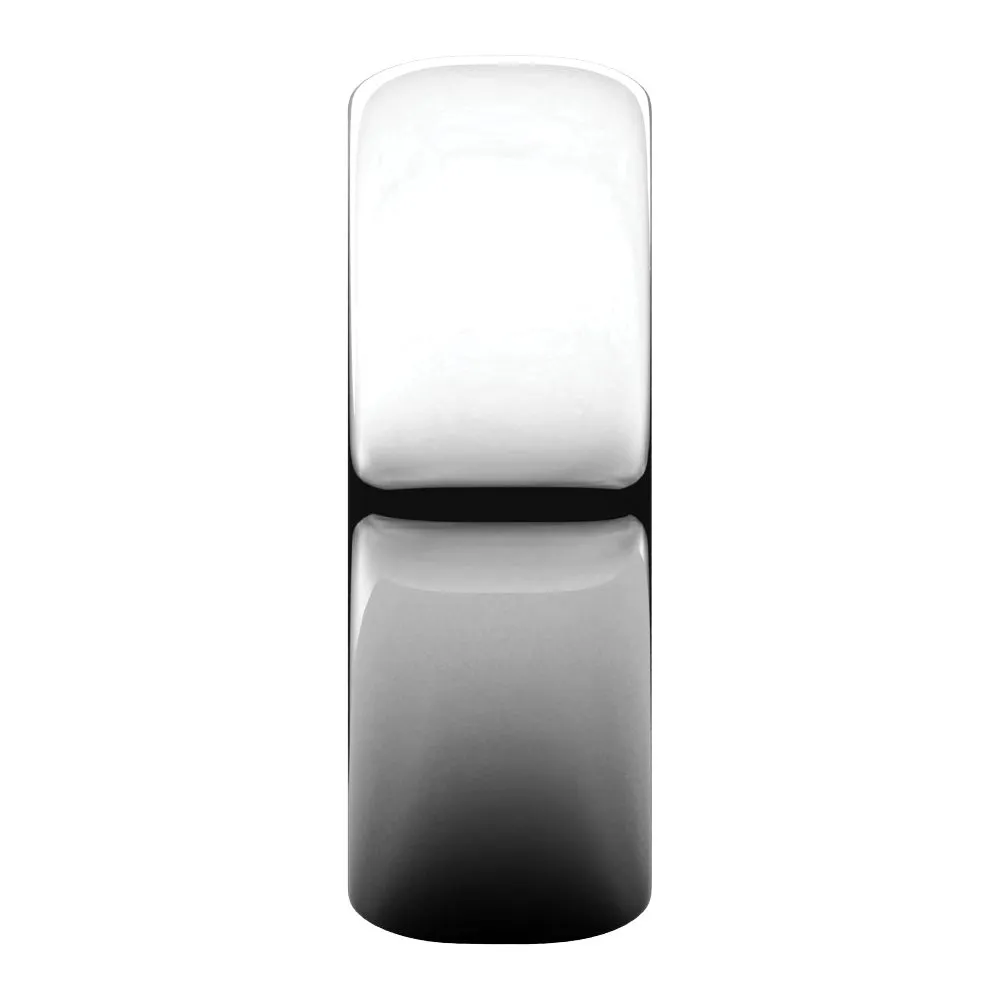 Sterling Silver 7mm Half Round Band, Size 11