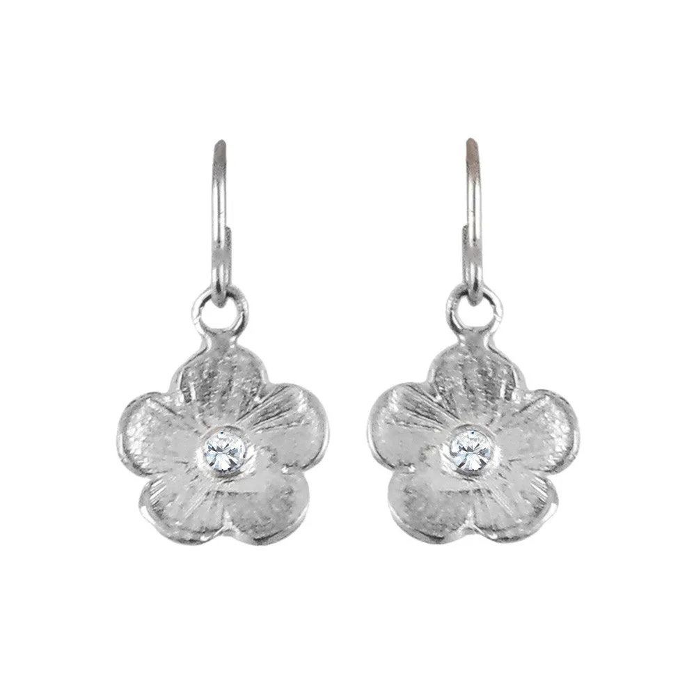 Sterling Silver Petunia Earrings