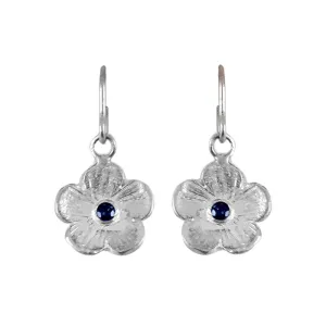 Sterling Silver Petunia Earrings