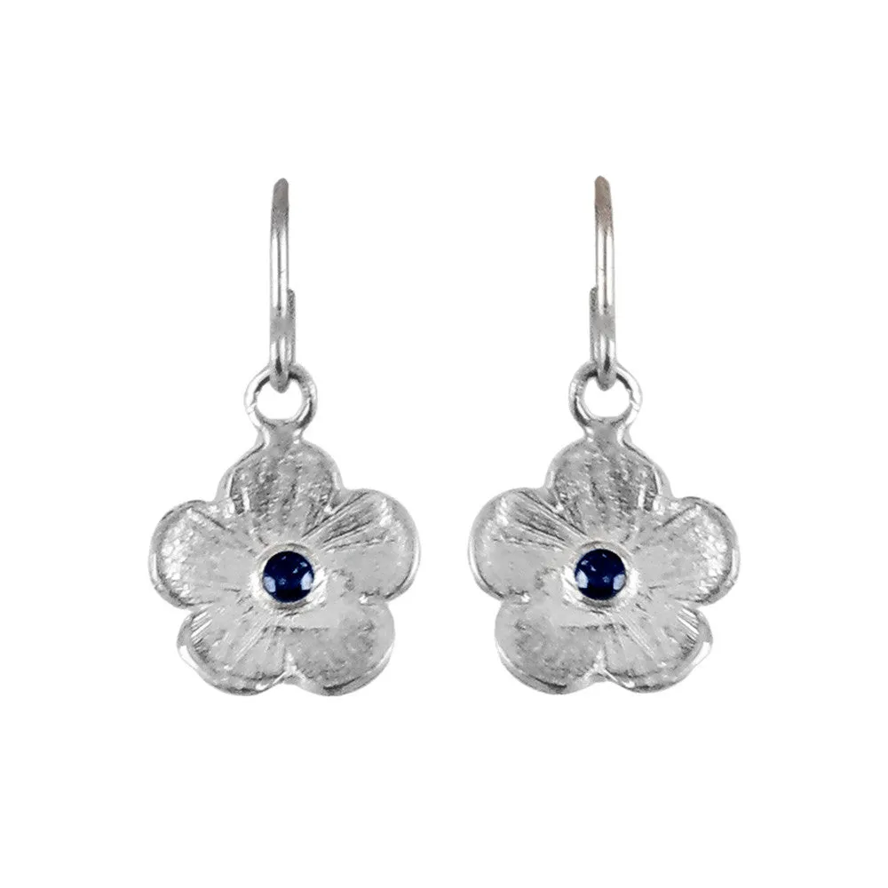 Sterling Silver Petunia Earrings