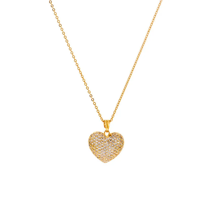 Studded Necklaces With Hearts