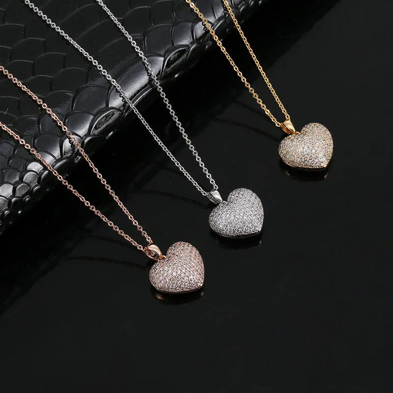 Studded Necklaces With Hearts