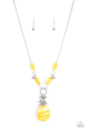 Summer Idol Yellow Paparazzi Necklace