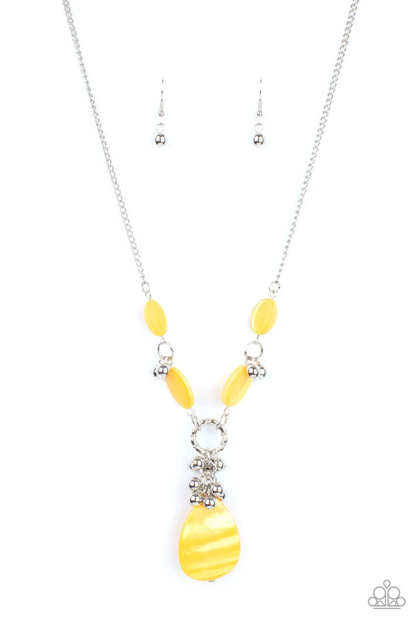 Summer Idol Yellow Paparazzi Necklace
