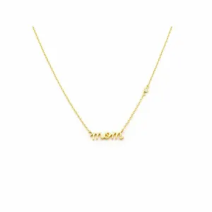 TAI "Mom" Simple Chain Necklace