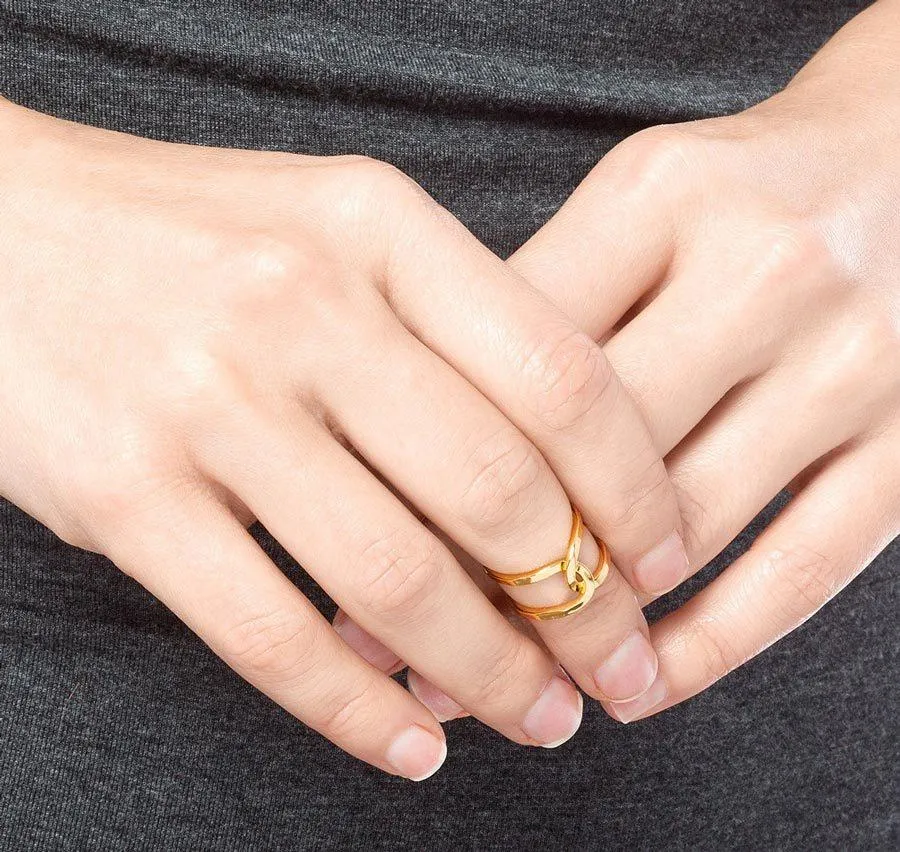 Taner Interlocking Midi Ring