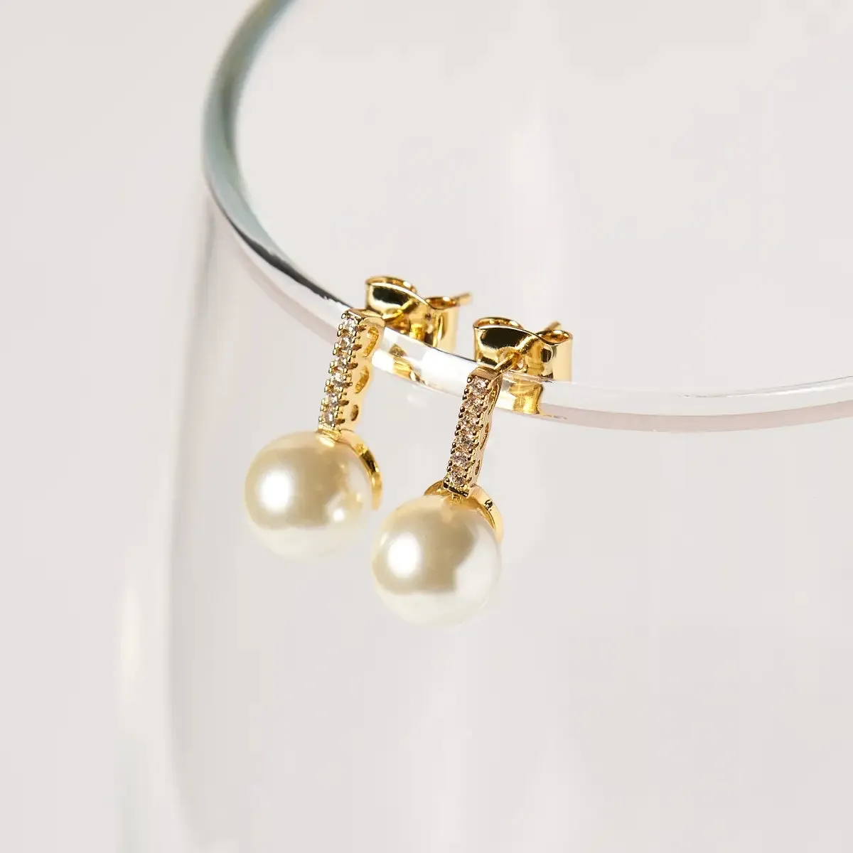 Tara Pearl Drop Earrings