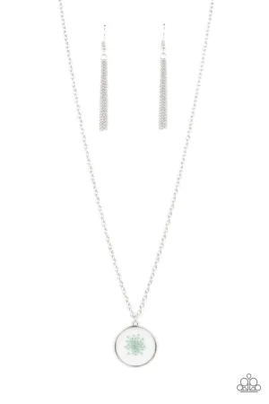 Tea Party Tease Blue Paparazzi Necklace