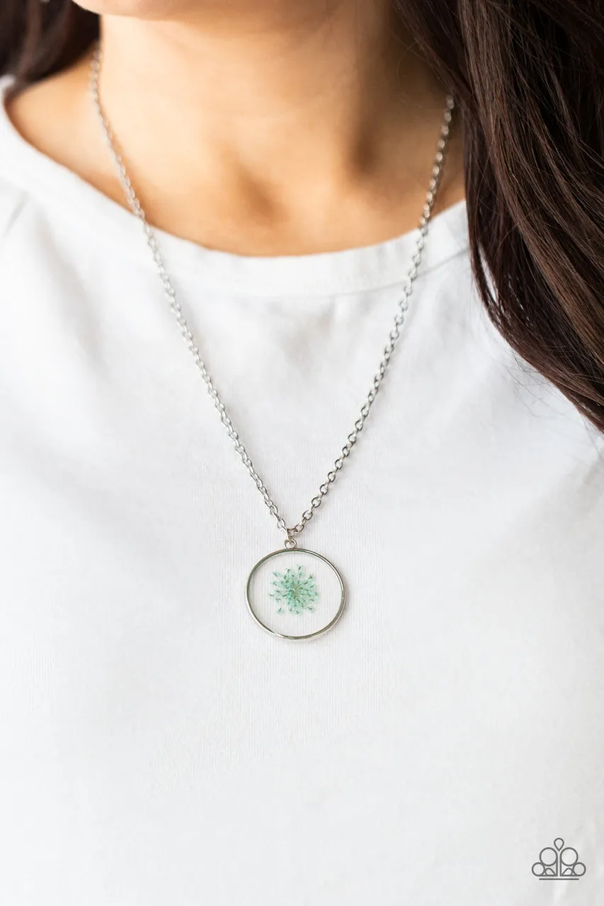 Tea Party Tease Blue Paparazzi Necklace