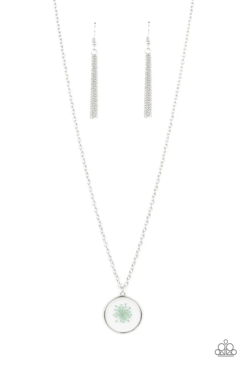 Tea Party Tease Blue Paparazzi Necklace