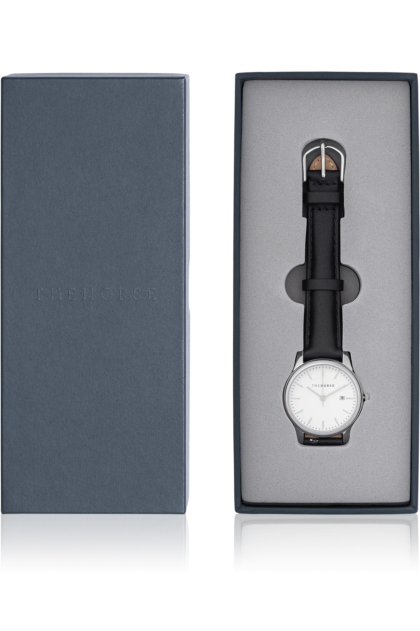 THE HORSE IVY GIRL WATCH - BLACK/SILVER
