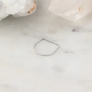 The Lune Stacking Ring | Sterling Silver