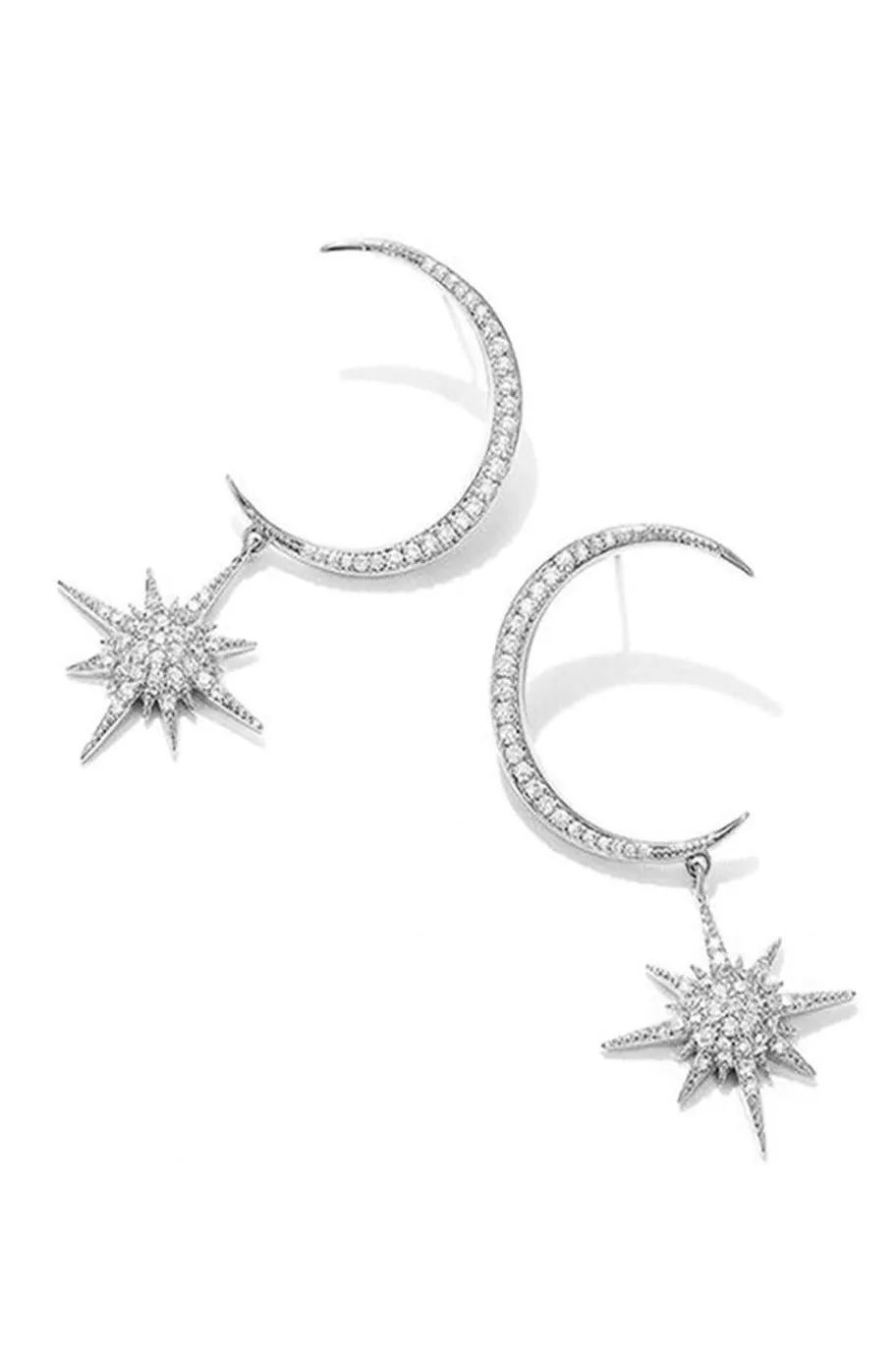 The Moon And Stars Earrings