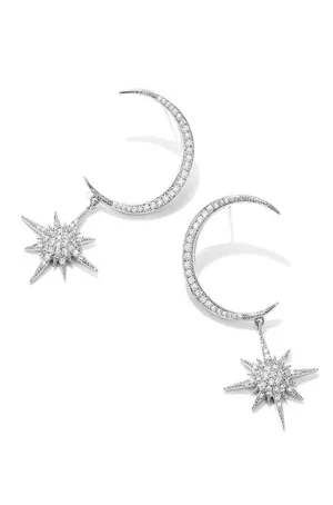 The Moon And Stars Earrings