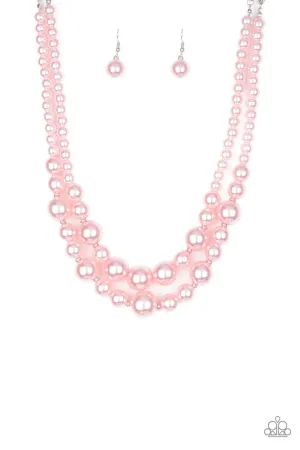 The More the Modest Pink Paparazzi Necklace