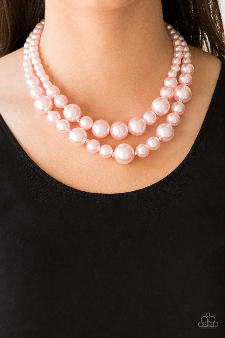 The More the Modest Pink Paparazzi Necklace