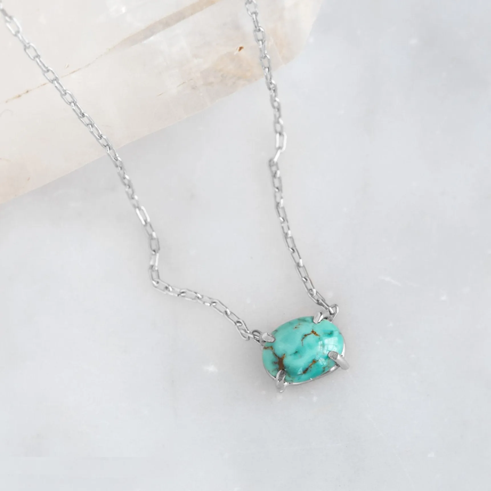 The Turquoise Necklace | Sterling Silver