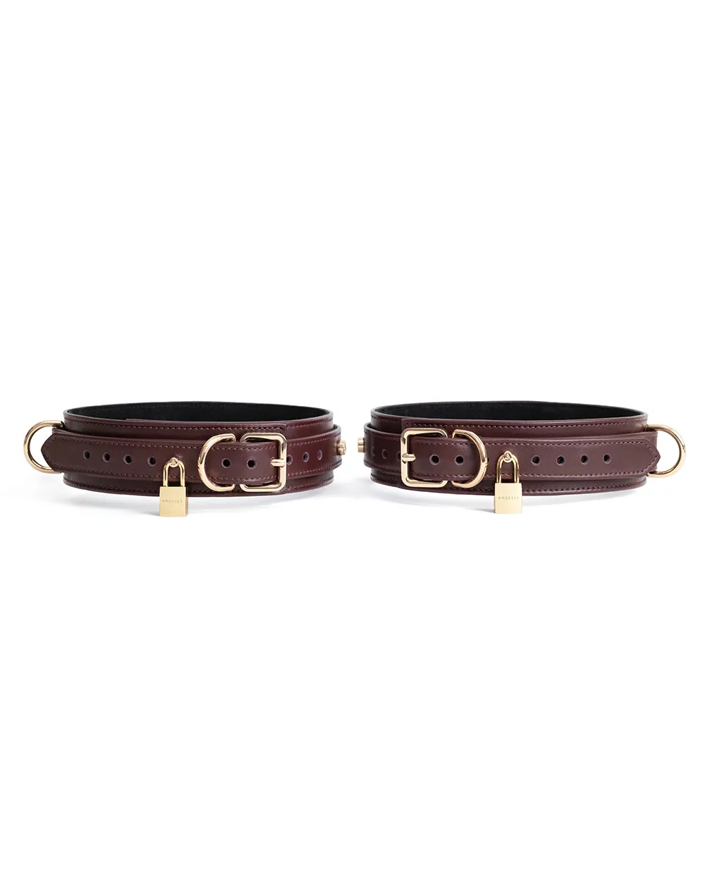 Thigh Cuffs "Estrid" Burgundy