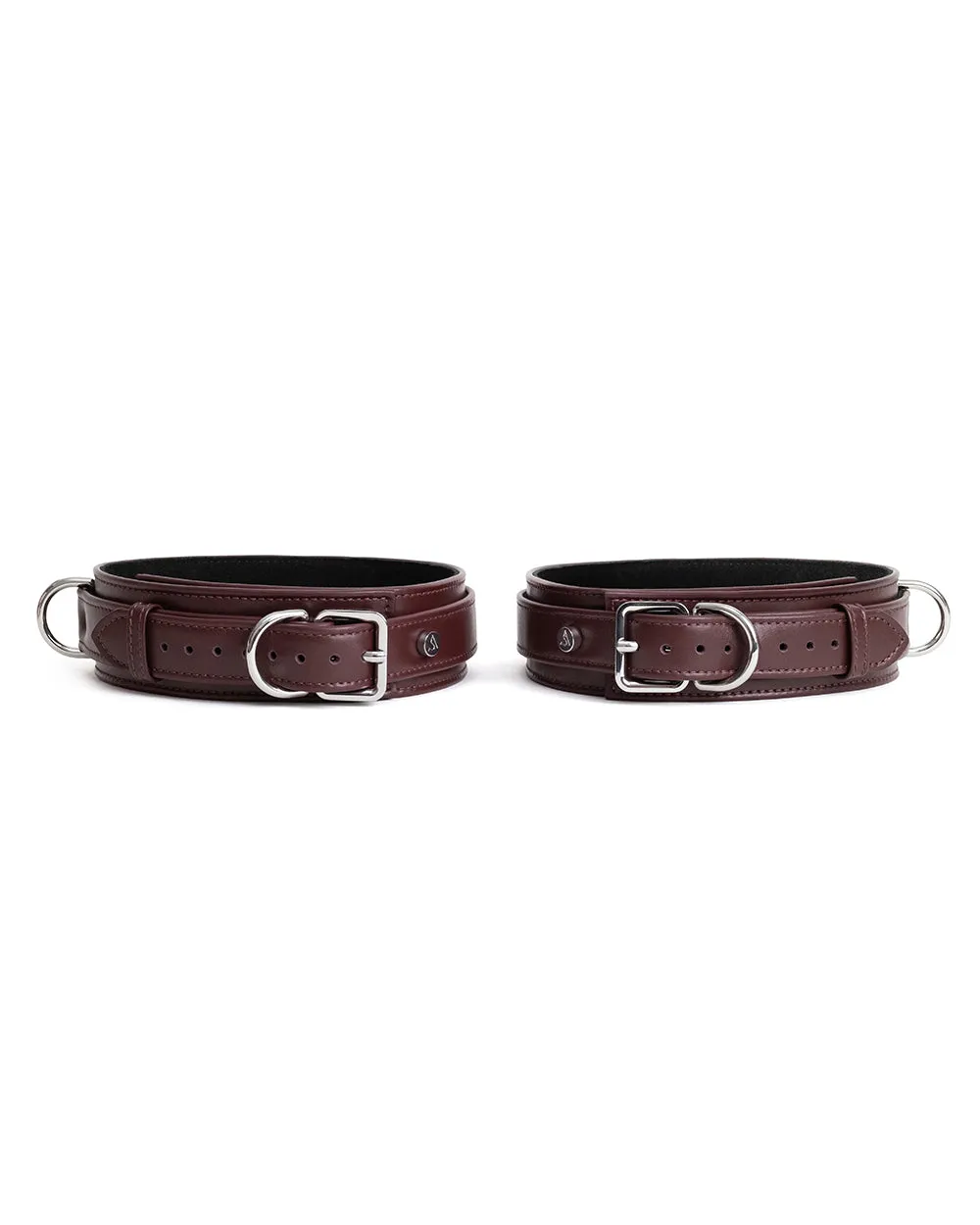 Thigh Cuffs "Estrid" Burgundy