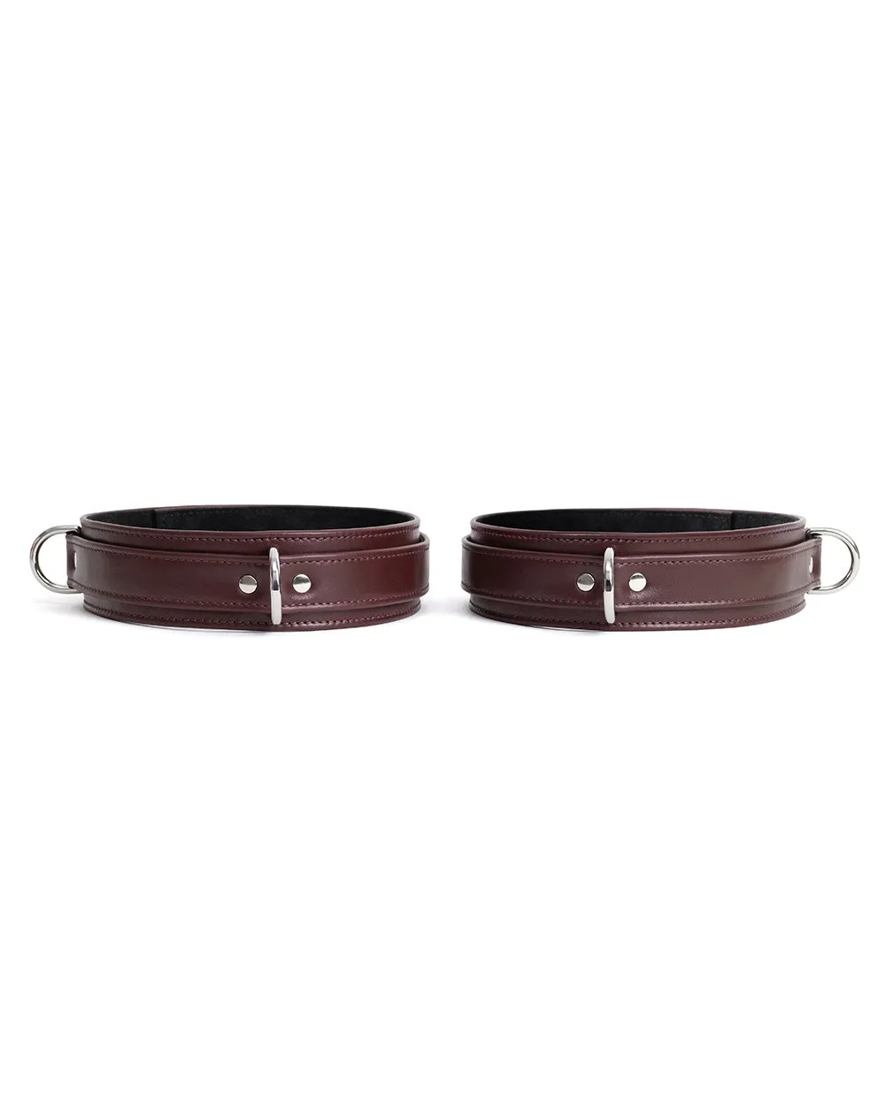 Thigh Cuffs "Estrid" Burgundy