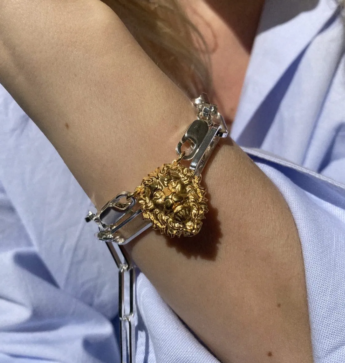 Thireós Large Zena Necklace – Bracelet Gold
