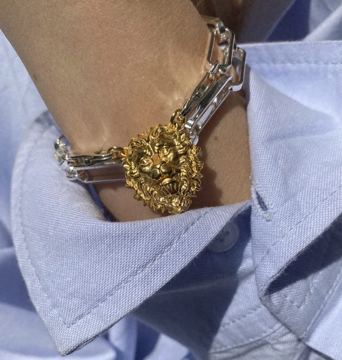 Thireós Large Zena Necklace – Bracelet Gold