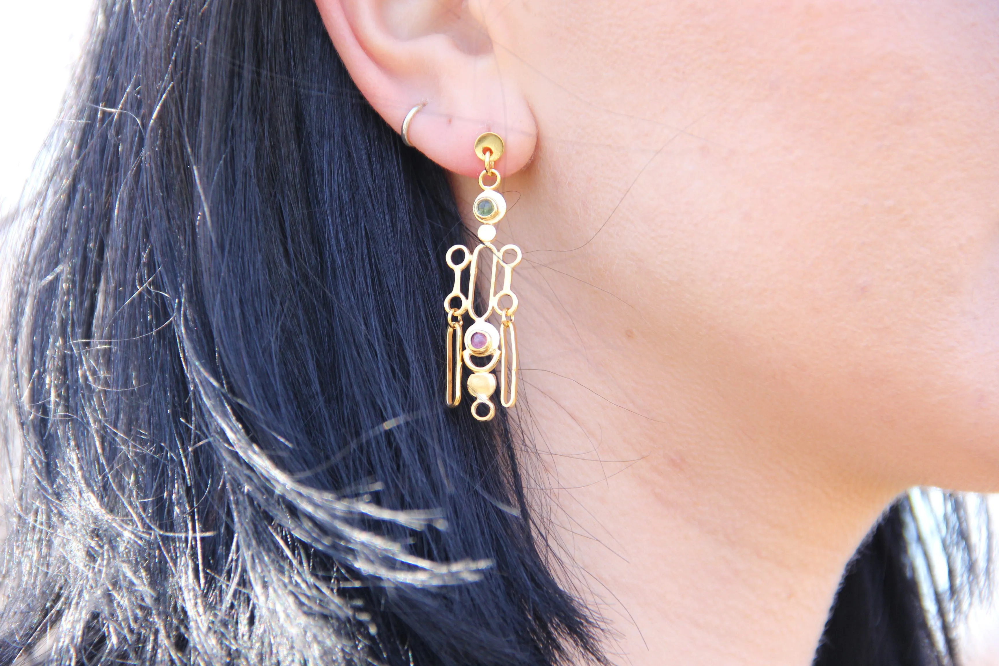 Through the Caledula Earrings