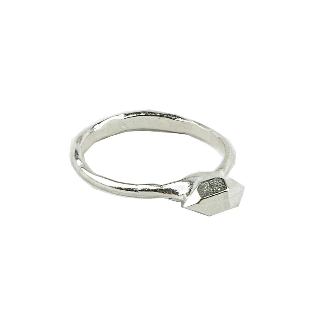 TINY BUT MIGHTY CRYSTAL NUGGET RING