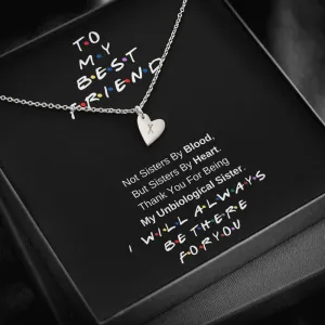 To My Best Friend Necklace- Sisters By Heart
