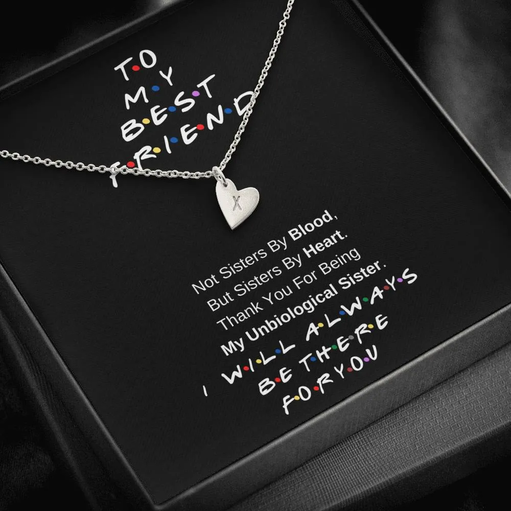 To My Best Friend Necklace- Sisters By Heart