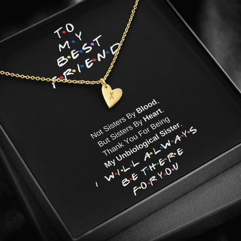 To My Best Friend Necklace- Sisters By Heart