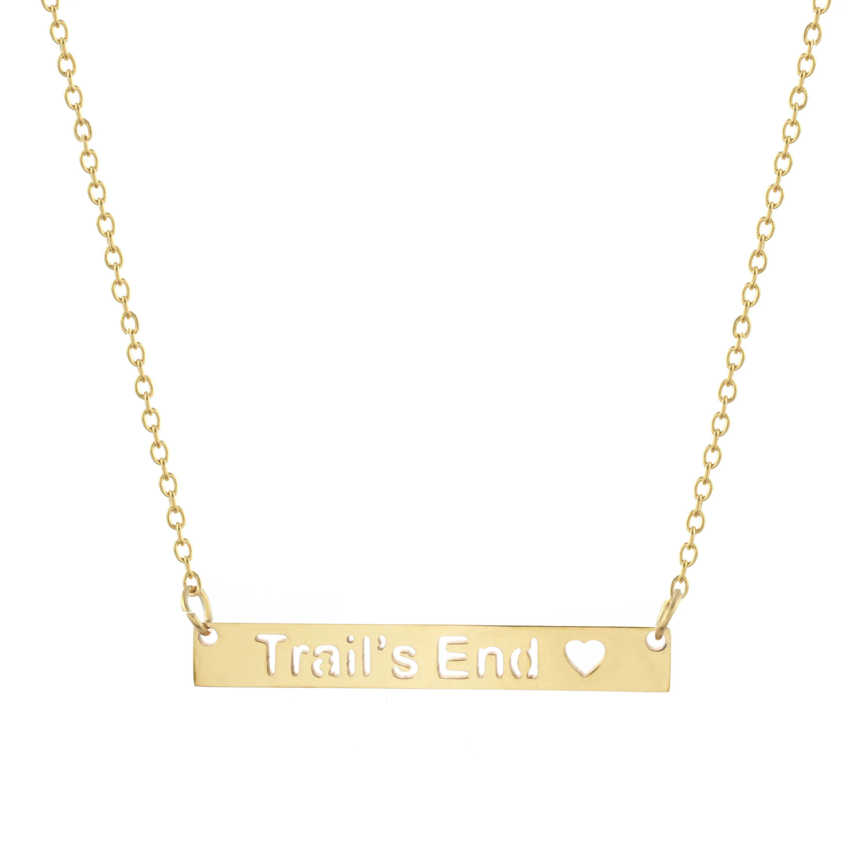 Trail's End Bar Necklace