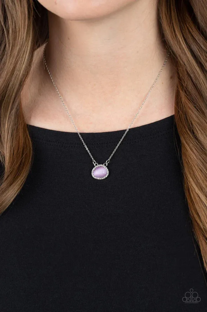 Treasure Me Always - Purple Necklace