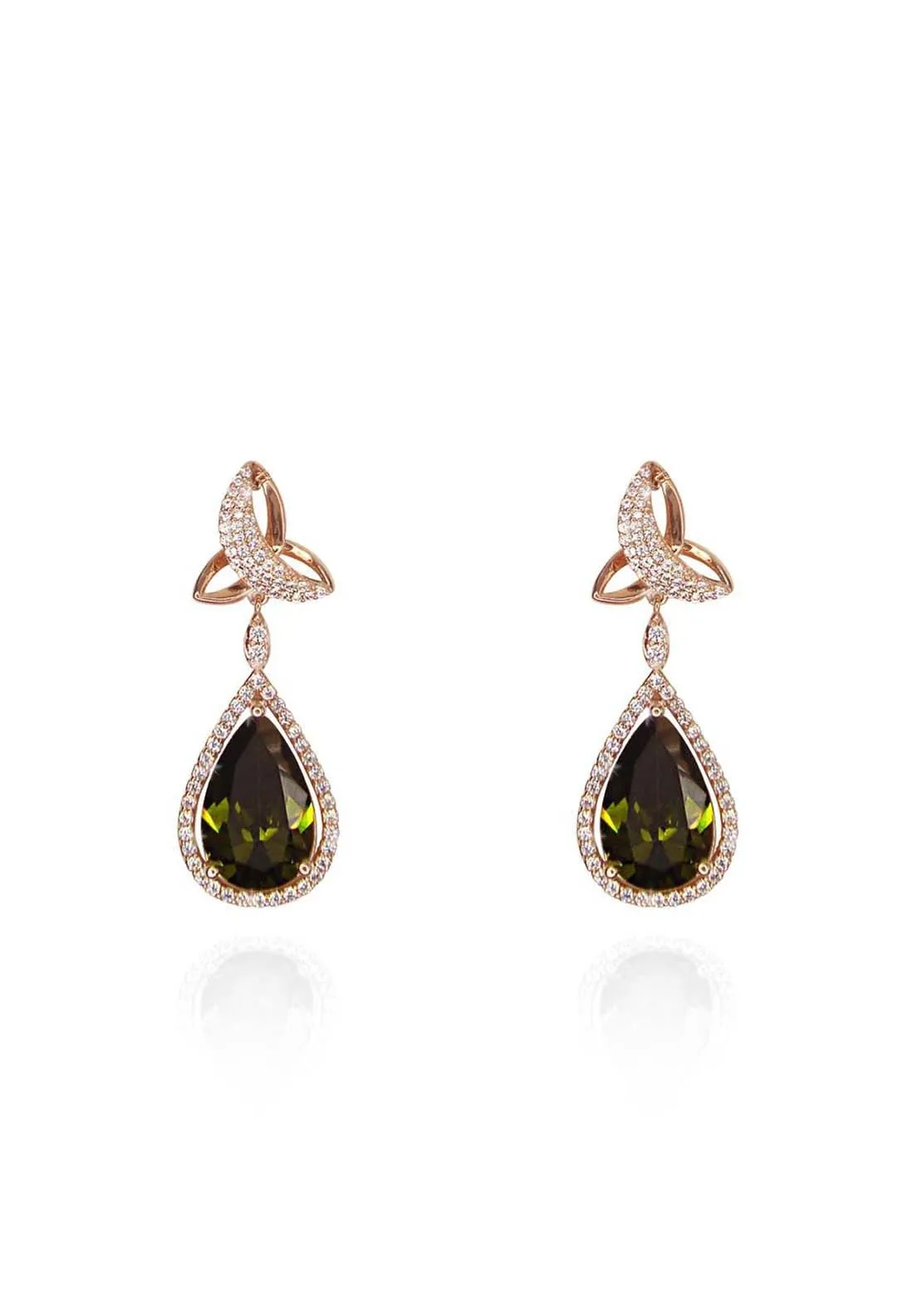 Trinity Knot Earring - Rose Gold
