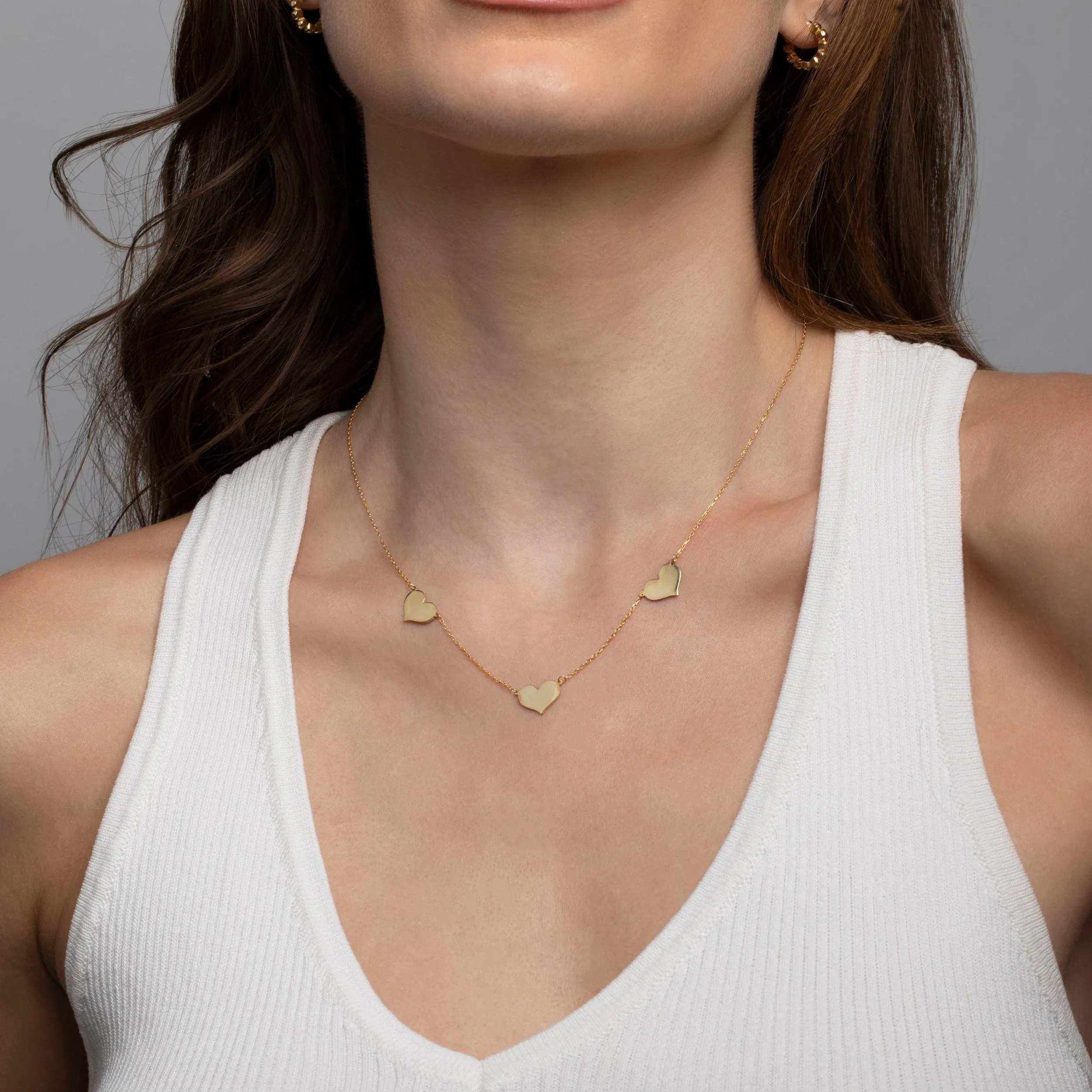 Triple Heart Necklace