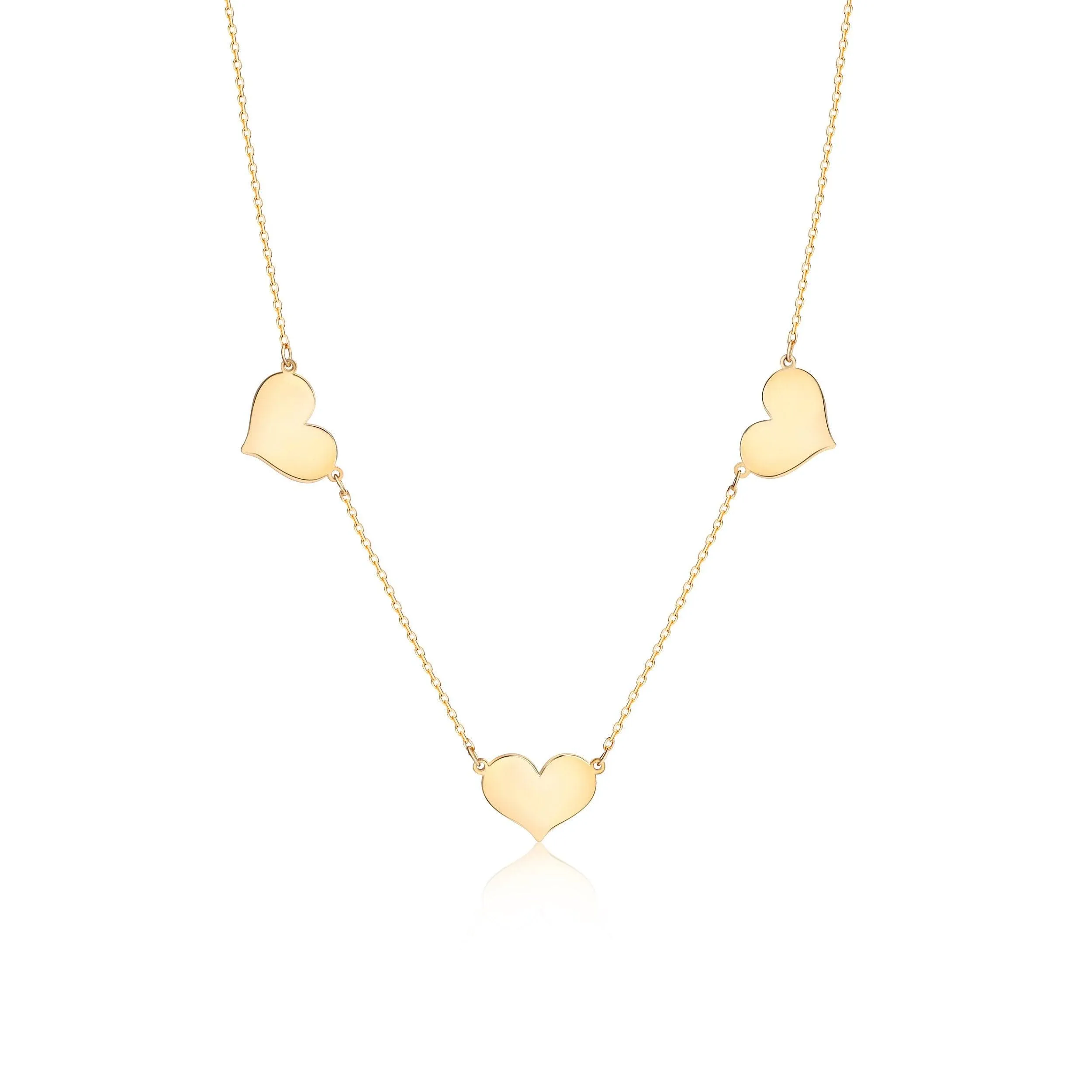 Triple Heart Necklace