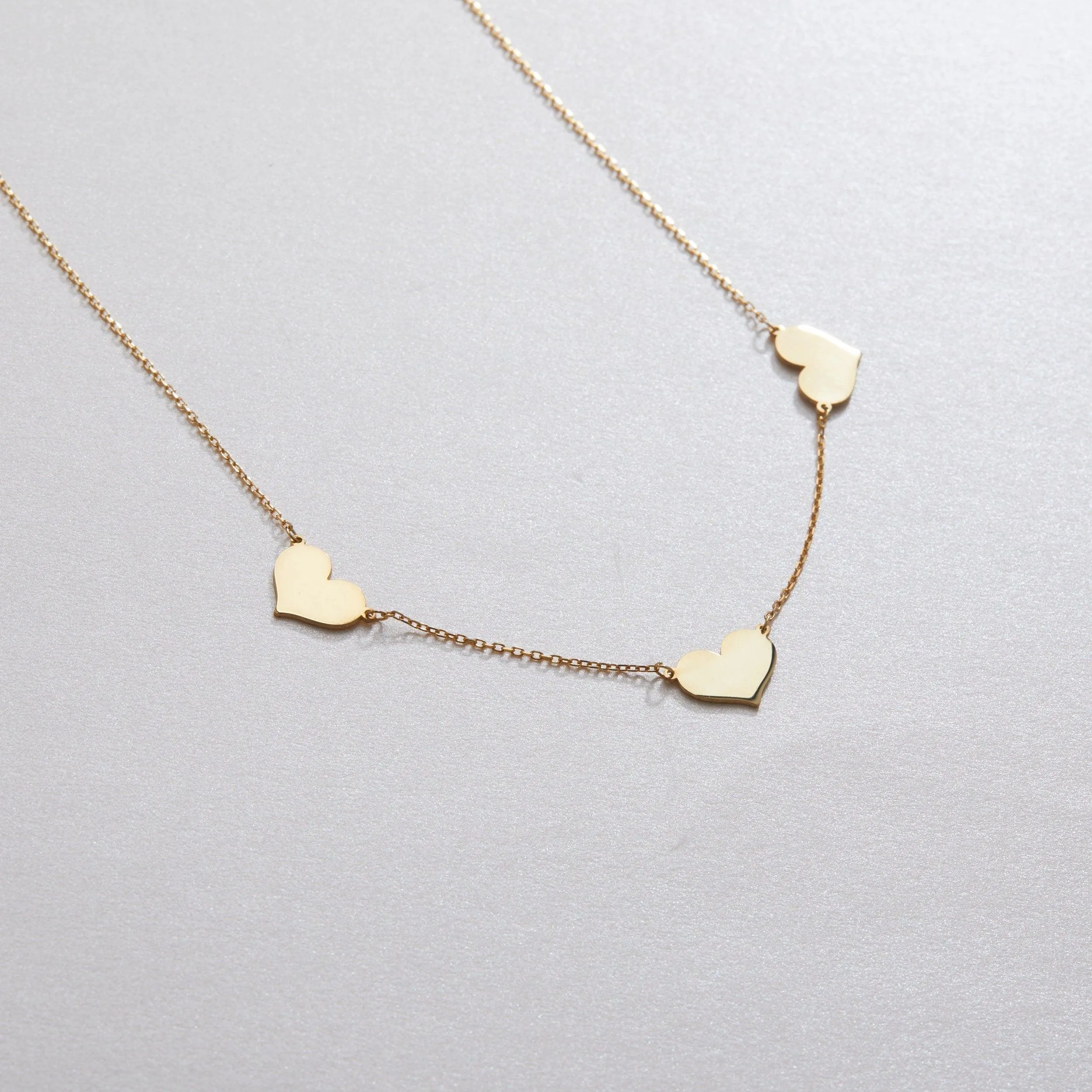 Triple Heart Necklace